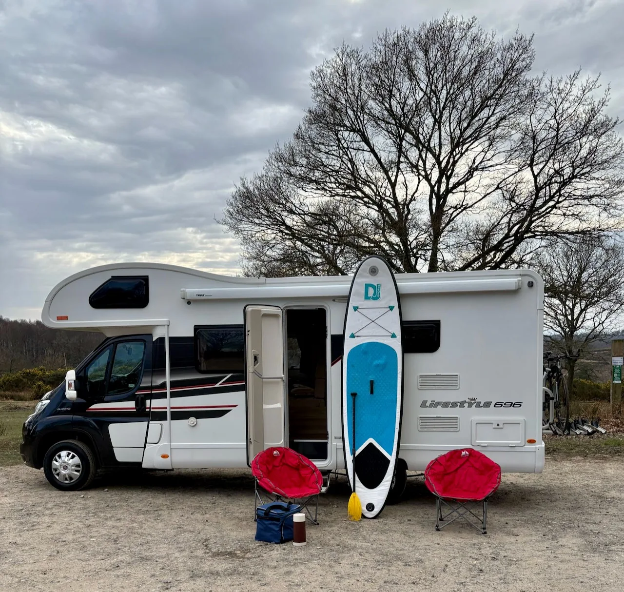 Swift Lifestyle 696 prepared for an outdoor trip